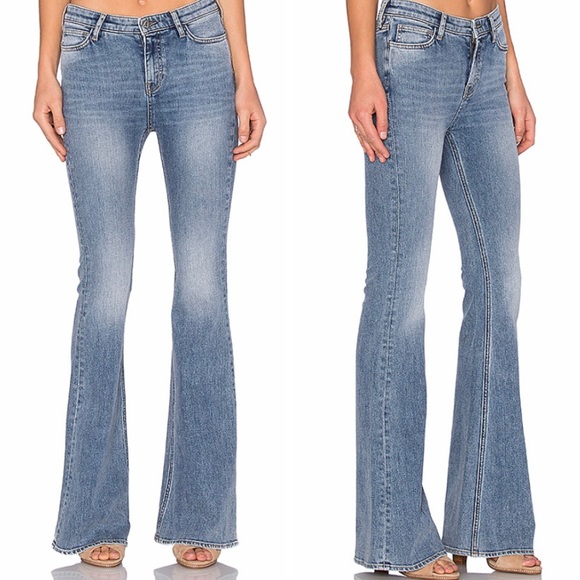 M.i.H Jeans Stevie Flare in Berg Wash 25 NWT - Picture 1 of 8